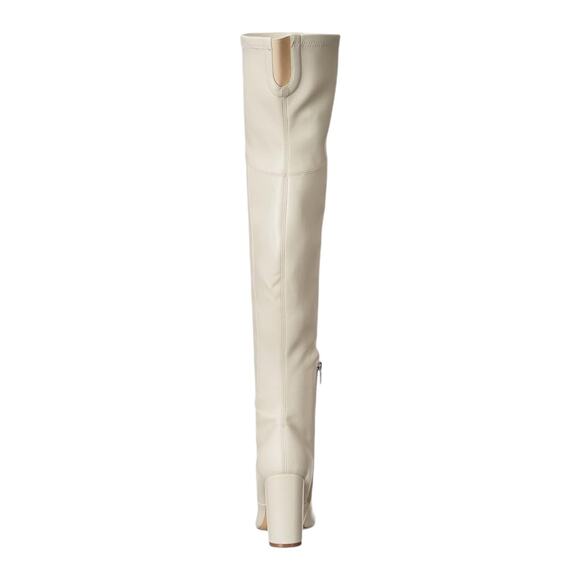 Marc Fisher Women's Lezli Over the Knee Boots Ivory Size 9 1/2 - Picture 4 of 5